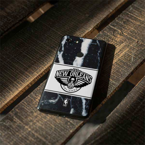 NBA New Orleans Pelicans Marble Google Pixel 3 Skin